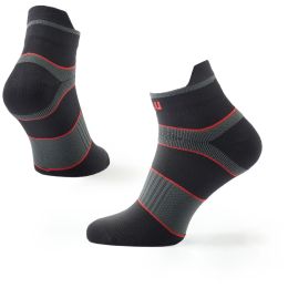 Șosete Zulu Zulu Sport Low negru/roșu black/red