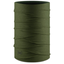 Fular multifuncțional Buff Coolnet UV+ verde închis Solid Military