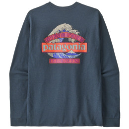 Tricou bărbați Patagonia Long-Sleeved Great Waves Responsibili-Tee