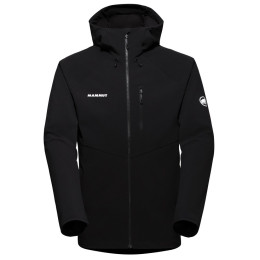 Geacă bărbați Mammut Ultimate Comfort SO Hooded Jacket Men negru black 0001