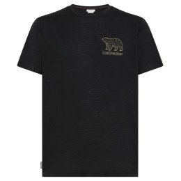 Tricou funcțional bărbați Icebreaker M 150 Tech Lite SS Tee Forest Footsc negru Black