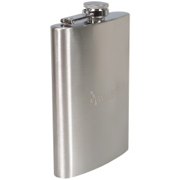 Sticlă plată Warg Steelos Schnaps 237 ml argintiu silver