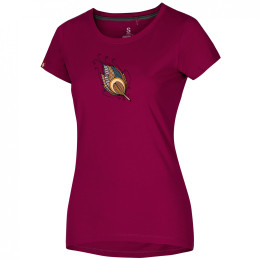 Tricou femei Ocún Classic T Women Blossom-Art roz Wine Rhododendron