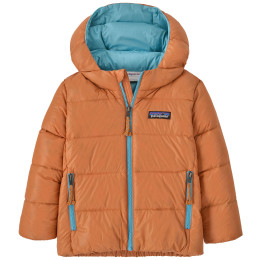 Geacă copii Patagonia Baby Hi-Loft Down Sweater Hoody - MARG portocaliu/ Marigold