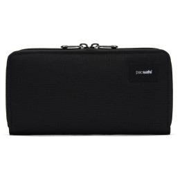 Portofel Pacsafe RFIDsafe Continental Wallet negru jet black