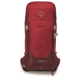 Rucsac turistic Osprey Stratos 26 roșu poinsettia red