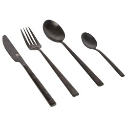 Set tacâmuri Bo-Camp 16 Piece Cutlery Set Ballona negru