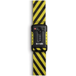 Curea cu lacăt Pacsafe Strapsafe 100 negru/galben