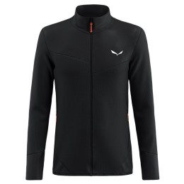 Hanorac funcțional bărbați Salewa Puez Waffle Hyb Pl Jacket M negru black out
