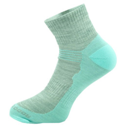 Șosete Zulu Merino Lite turcoaz turquoise/grey