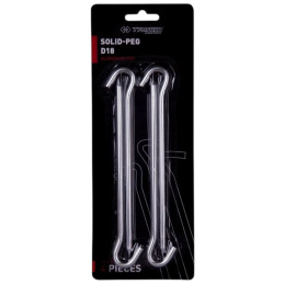 Set de cuie Trimm kolík SOLID-PEG - D18 - sada 4 ks argintiu silver