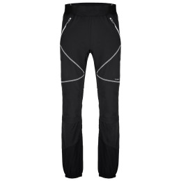 Pantaloni softshell bărbați Loap Urkar negru/gri