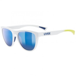 Ochelari de soare Uvex Esntl Spirit alb/albastru White Matt/Mirror Blue