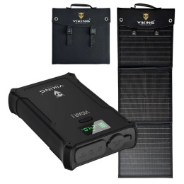 Set Viking Technology baterie externă Viking VIDAR I și panou solar Viking L60 PD