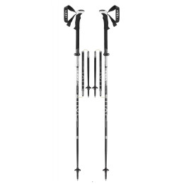 Bețe de trekking Leki Micro Vario Carbon Strong negru BlackLightanthraciteWhite
