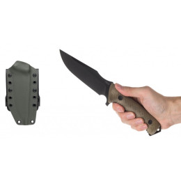 Cuțit Acta non verba M311 Spelter Elmax DLC/Olive/olive