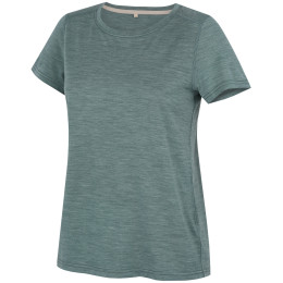 Tricou femei MOOA Merino Lyolite Horizon 150 Comfy albastru dusty teal