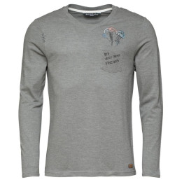 Tricou bărbați Chillaz Kaprun Friend gri anthracite melange