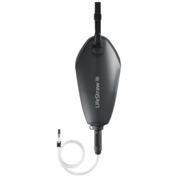Sticlă cu filtru LifeStraw Peak Gravity Filter System 3L negru Dark Grey