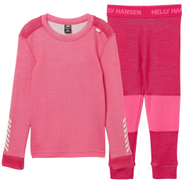 Set funcțional copii Helly Hansen K Lifa Merino Set Hot Pink roz 074 Hot Pink