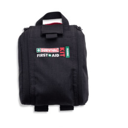 Trusă de prim ajutor pentru călătorii Survival First Aid Kit - Trauma negru Black