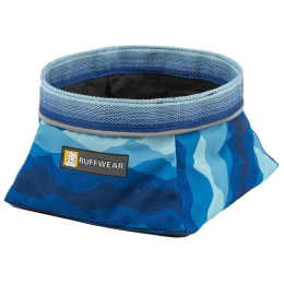 Bol pentru câini Ruffwear Quencher™ Bowl albastru Coastal Mountains