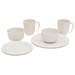 Set vase Outwell Delish 2 Person Dinner Set bej Sandstone
