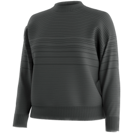 Bluză femei Smartwool Women's Summit Crew Sweater gri Charcoal