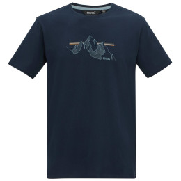Tricou bărbați Regatta Cline IX albastru închis NvyMntLines