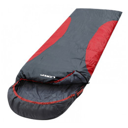 Sac de dormit Loap Emmet negru/roșu