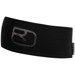 Bentiță Ortovox 120 Cool Tec Logo Headband negru Black Raven