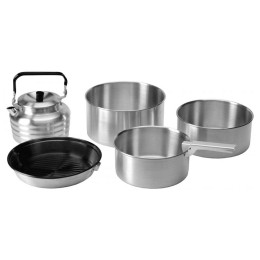 Nádobí Vango Aluminium Cook Set argintiu