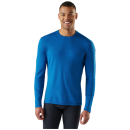 Tricou funcțional bărbați Smartwool M Classic Thermal Merino Base Layer Crew albastru NIVAL BLUE