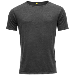 Tricou funcțional bărbați Devold Valldal Merino 130 Tee Man negru