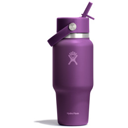 Cană termică Hydro Flask Wide Flex Straw Travel Bottle 24 Oz violet beachplum purple
