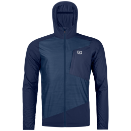 Geacă softshell bărbați Ortovox Trace Windbreaker Jacket M albastru Blue Nunatak