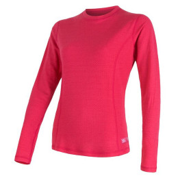 Tricou femei Sensor DF Merino wool dl.r. magenta