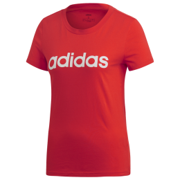Tricou femei Adidas Essentials Linear roșu