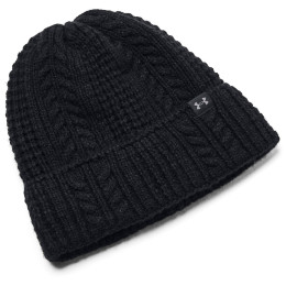 Căciulă femei Under Armour W Halftime Cable Knit Beanie negru Black