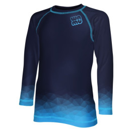 Tricou funcțional copii WAMU Mozaika dark blue albastru