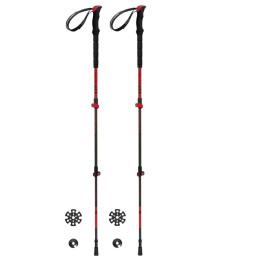 Bețe de trekking Ferrino Nuptse negru/roșu