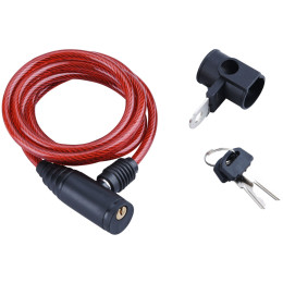 Lacăt pentru bicicletă Extol cablu, 6x1500 mm