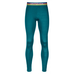 Chiloți bărbați Ortovox 185 Rock'N'Wool Long Pants verde