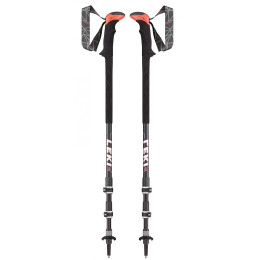 Bețe de trekking Leki Sherpa XTG AS roșu BlackWhiteFluorescentRed