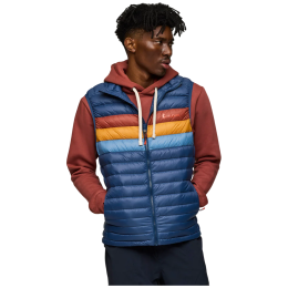 Vestă de puf pentru bărbați Cotopaxi M'S Fuego Down Vest albastru închis Deep Sea Stripes