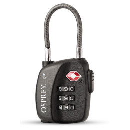 Lacăt Osprey Tsa 3 Dial Cable Lock negru