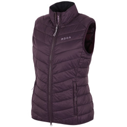 Vestă de puf femei MOOA Taro Duotherm violet închis dark purple