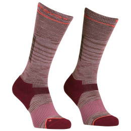 Șosete femei Ortovox Ski Tour Lt Comp Long Socks W roz mountain rose blend