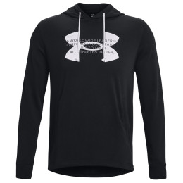 Hanorac bărbați Under Armour Rival Terry Logo Hoodie negru