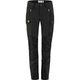 Pantaloni femei Fjällräven Nikka Trousers Curved W negru